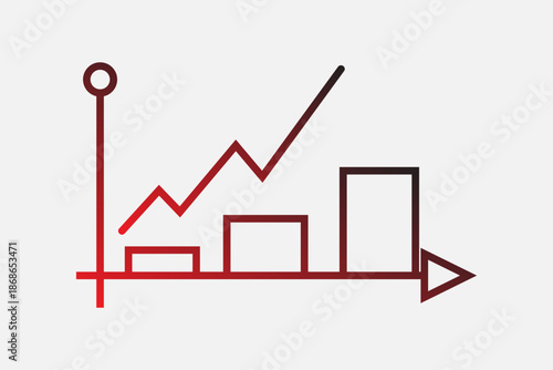 This graphic shows a data visualization chart combining a bar graph and a line graph.