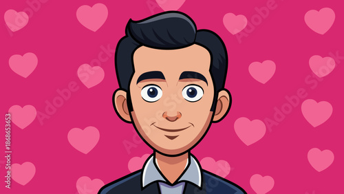 Face isolated on white background Vector