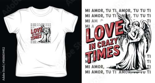 Stay positive be kind spread love wavy typography design for black t-shirt with distressed vintage texture