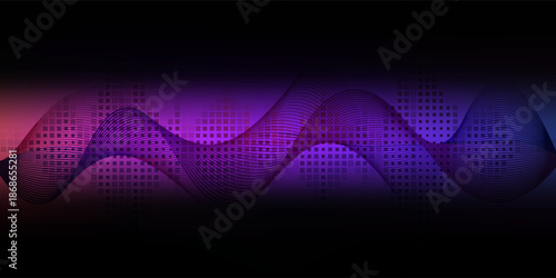 Abstract Digital EQ Equalizer. Sound Wave Design Element. Speaking Sound Wave Vector Illustration. Eps10