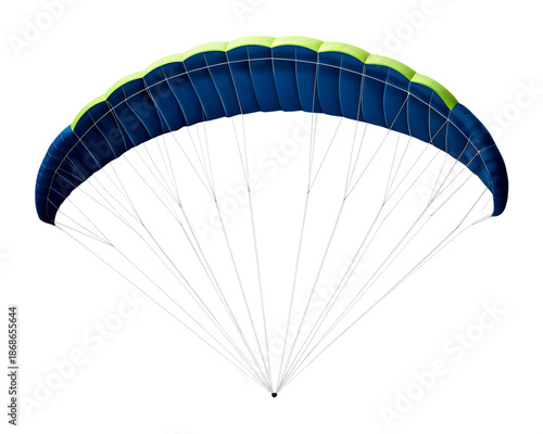 Glide parachute with variable wing design for paragliding sports