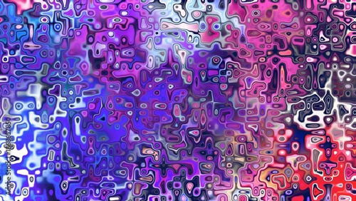 Abstract organic cellular texture with soft purple and pink tones, fluid mosaic pattern and dreamy digital surface