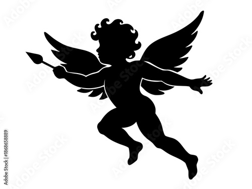 Angel isolated on white background Vector