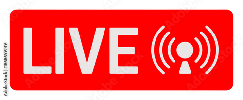 live streaming broadcast video icon