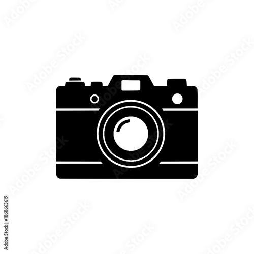 Vintage Film Camera Silhouette
