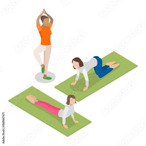 3D Isometric Flat Vector Illustration of Peoples Hobbies Variety, Set Depicting Entertainment And Recreation As Abstract Concepts. Item 1