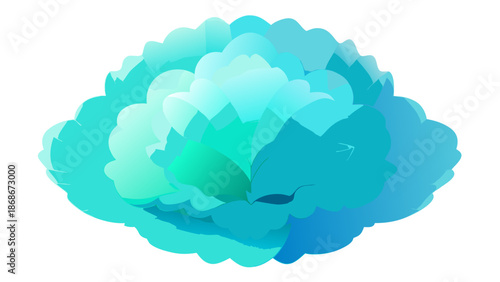 Flower isolated on white background Vector