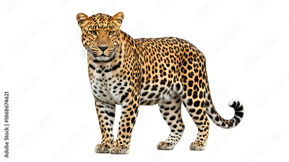 Fototapeta premium Majestic leopard in profile