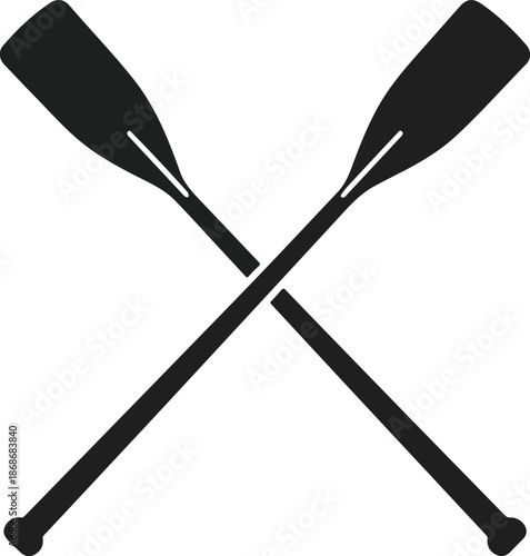 Icon of boat oars