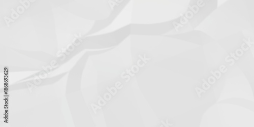 Crumple crushed white paper obsolete rumple craft design. wrinkle ripped creased crumple aged closeup recycled document grunge paper background.