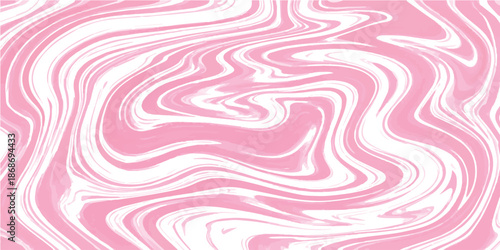 Soft pink and white liquid marble texture swirling pattern abstract background
