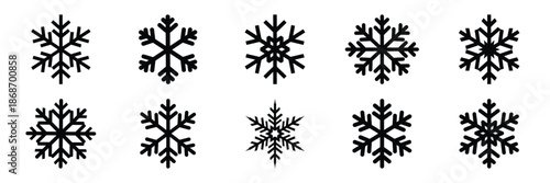 snowflake cold silhouette icon set,Transport symbol. Vector illustration.