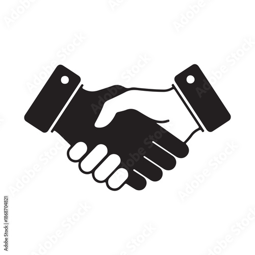 Handshake symbolizing partnership and agreement in business deal