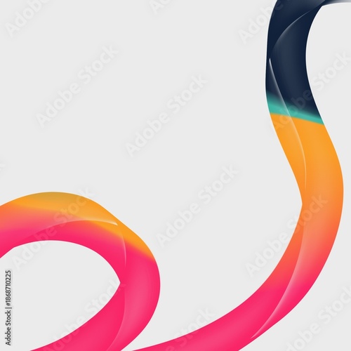 Dynamic Gradient Flowing Abstract Shape