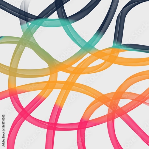 Fluid Overlapping Color Paths