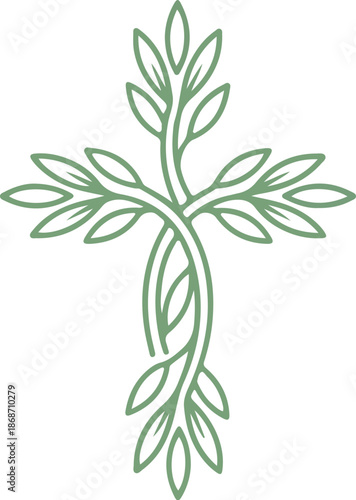 Easter Vector on Transparent Background with Bunny and Celebration Concept