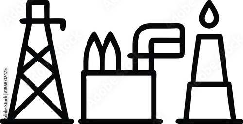 gas pump vector illustration