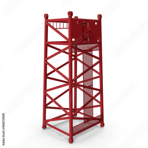 Crane SL Reducing Section Red Industrial Construction Component