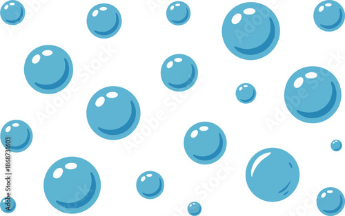Soap Bubbles & Foam Outline Icon Set Transparent Suds, Air Puffs, and Clean Elements