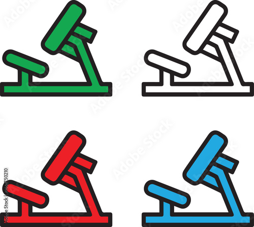 leg press machine icon
