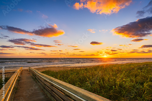 Sunrise over a Florida Beach