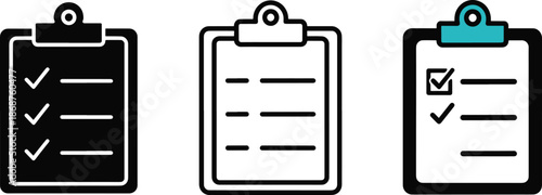 Clipboard with checklist icons representing tasks and management