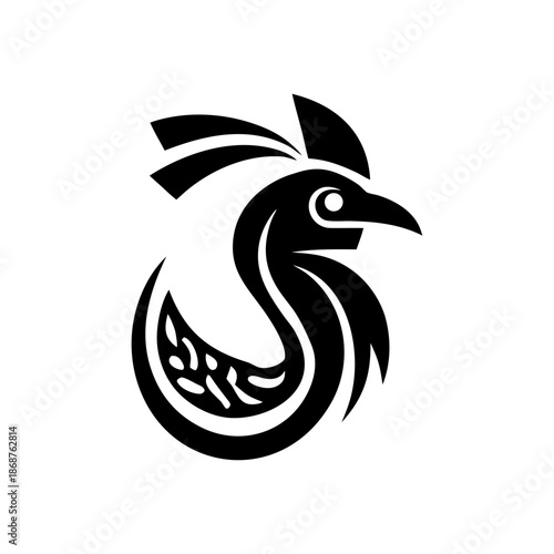 A black screen with a simple white line drawing of a cat s face