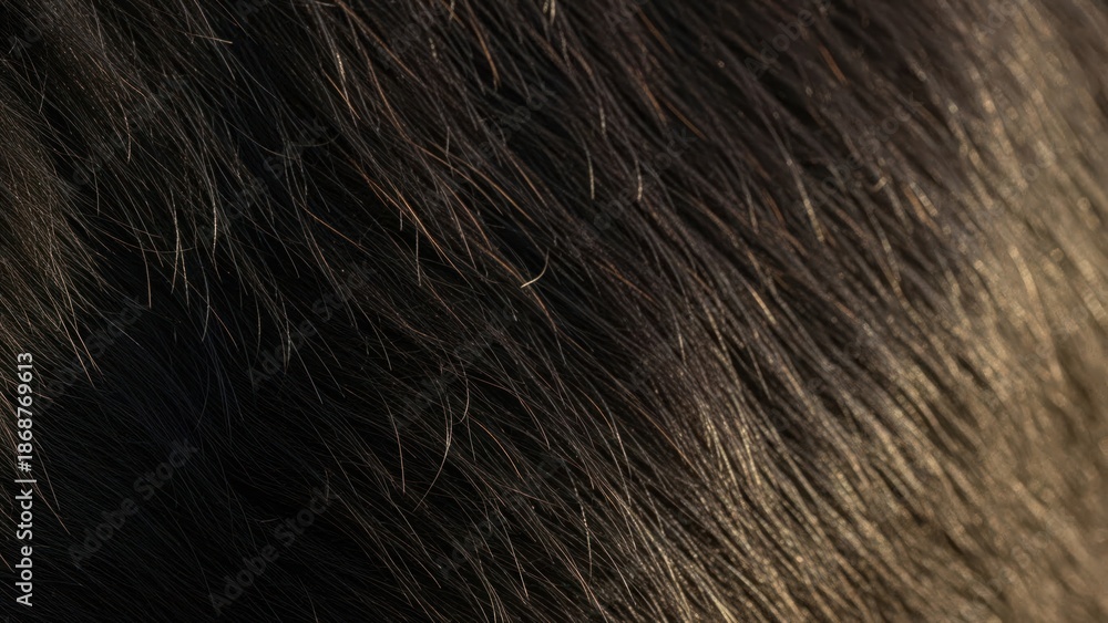 Fototapeta premium Close-up of animal fur texture background.