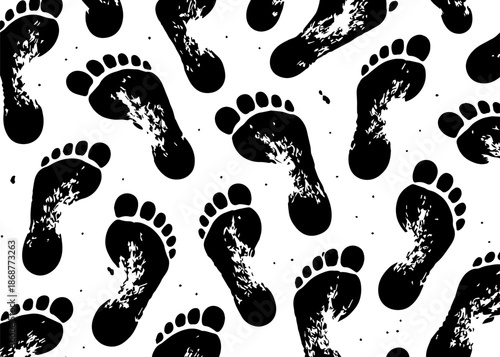 footprints texture vector background
Vector texture pattern