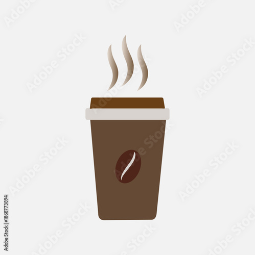 Hot Coffee Takeaway Cup Icon
