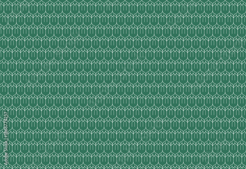 pattern islamic ramadan and eid mubarak background arabic outline the shape of the two domes of the mosque forms a continuous flower pattern, green. For backdrop, paper pattern, wallpaper, fabric