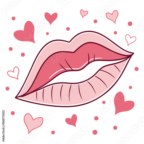 Decorative colorful vector illustration isolated on white background