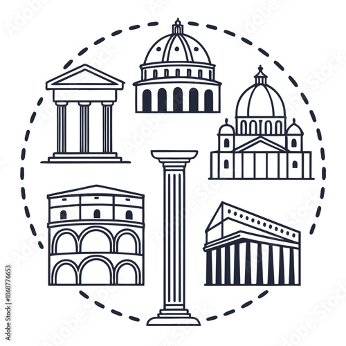 Decorative colorful vector illustration isolated on white background