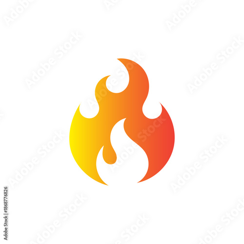 Flame icons in modern silhouette style. Perfect for UI design, warning signs, heating, fire safety, and energy concepts. Includes various flame shapes in vector format. Fire, flame, icon.