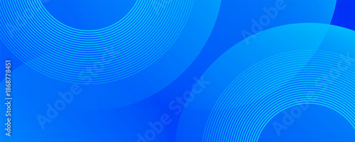 Abstract blue concentric circles and lines, a vibrant and dynamic design. Great for backgrounds, prints, web graphics, and technology themes.