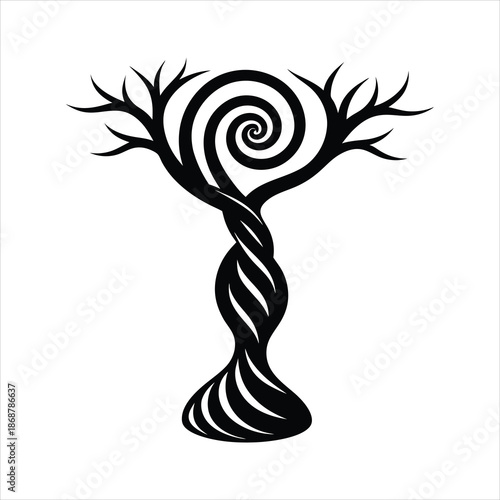 Spring Ranunculus Flower Illustration Vector