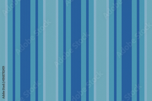 Sixties vector background stripe, mexico seamless fabric textile. T-shirt lines pattern vertical texture in blue and teal colors.