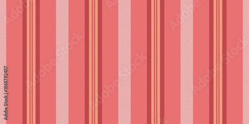 Collage lines background vector, hipster pattern texture seamless. Gala stripe vertical fabric textile in red and white colors.