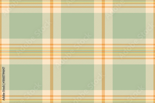 Summer seamless texture textile, suite pattern fabric plaid. Britain background vector check tartan in pastel and blanched almond colors.