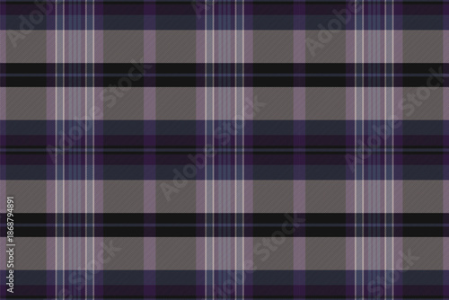 Oilcloth check seamless pattern, duvet tartan background plaid. Furry texture fabric vector textile in black and pastel colors.