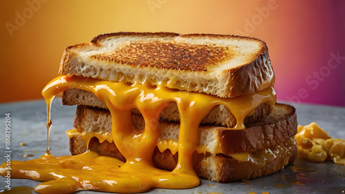 homemade cheese sandwich