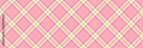 Site fabric check plaid, canvas background texture vector. Exotic seamless pattern textile tartan in red and light colors.