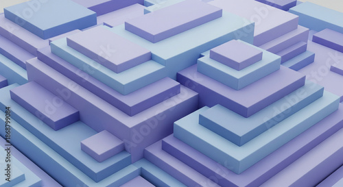 Abstract Gradient Light Blocks Minimal Background Design