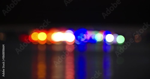  Bokeh - Night lights on lake Maggiore