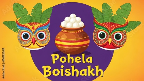 Happy Pohela Boishakh Traditional Bengali New Year Celebration