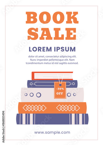 book sale poster