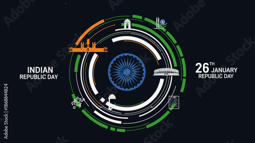 Celebrating Indian Republic Day with patriotic fervor and national pride