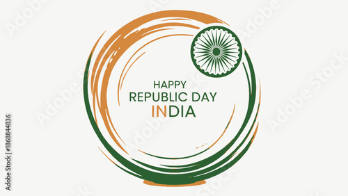 Celebrating Republic Day in India with Cultural Elements and Vibrant Designs