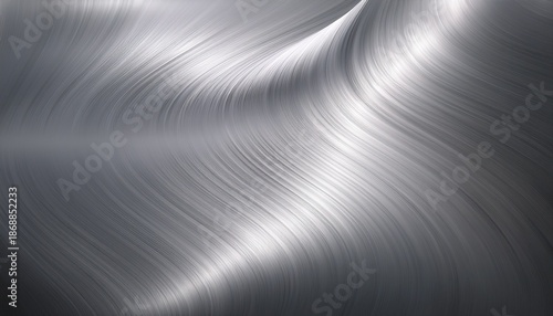 Abstract Silver Gray Simple Curve Background