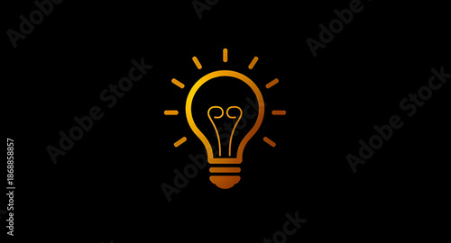 lightbulb, idea, concept, vector, illustration, background, creativity, creative, innovation, inspiration, thinking, solution, brainstorm, imagination, smart, intelligence, knowledge, learning, educat